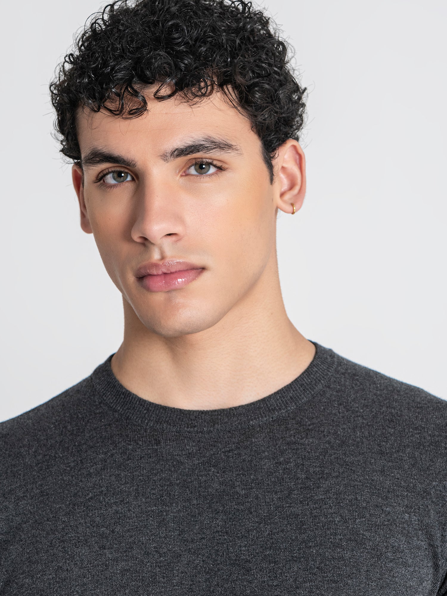 t-shirts / Grey Soft Knit Tee