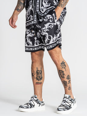 shorts / Black Majestic Satin Shorts