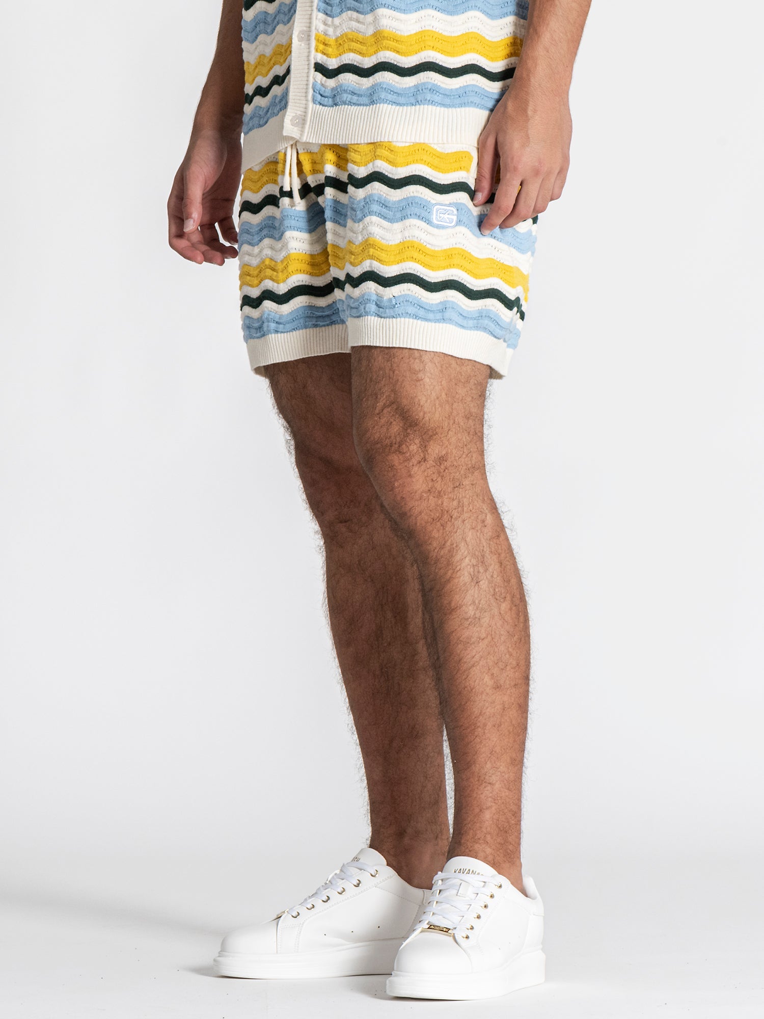 shirts / Multicolor Wave Knit Set