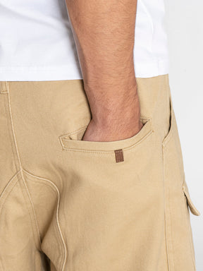 shorts / Beige Utility Cargo Shorts