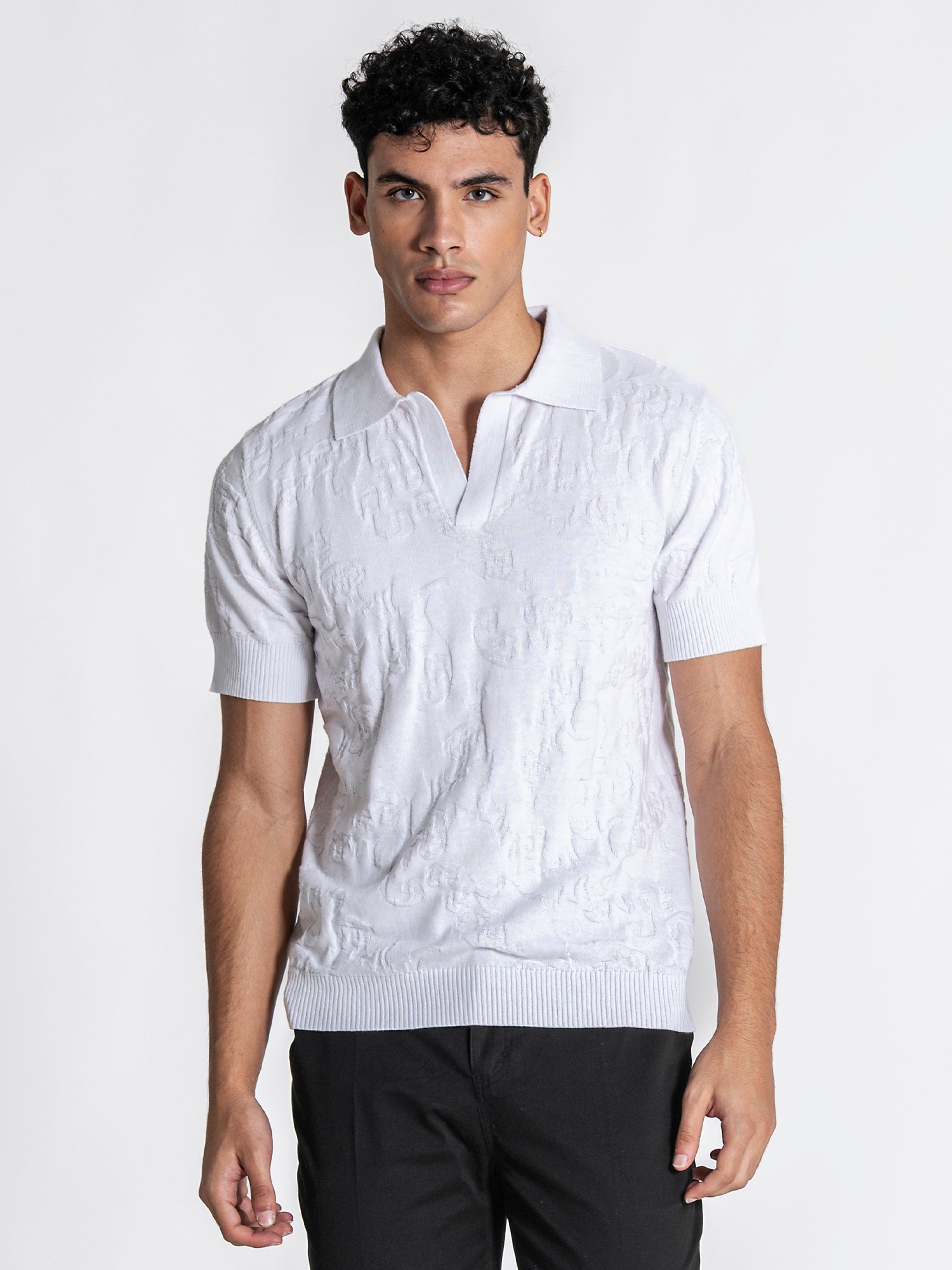 polos / White Majestic Knit Polo