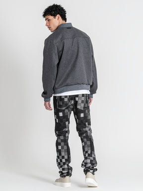bombers / Grey Soft Core Bomber Jacket