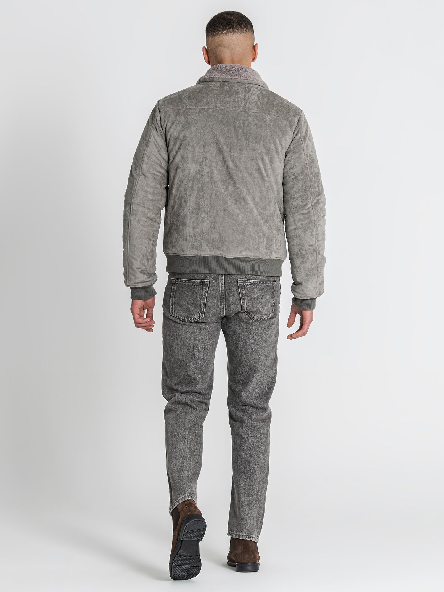 jackets / Grey Timeless Aviator Jacket