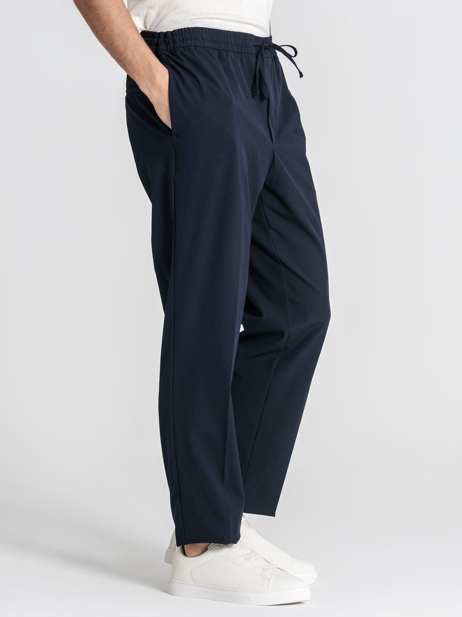 pants / Navy Blue Smart Pants