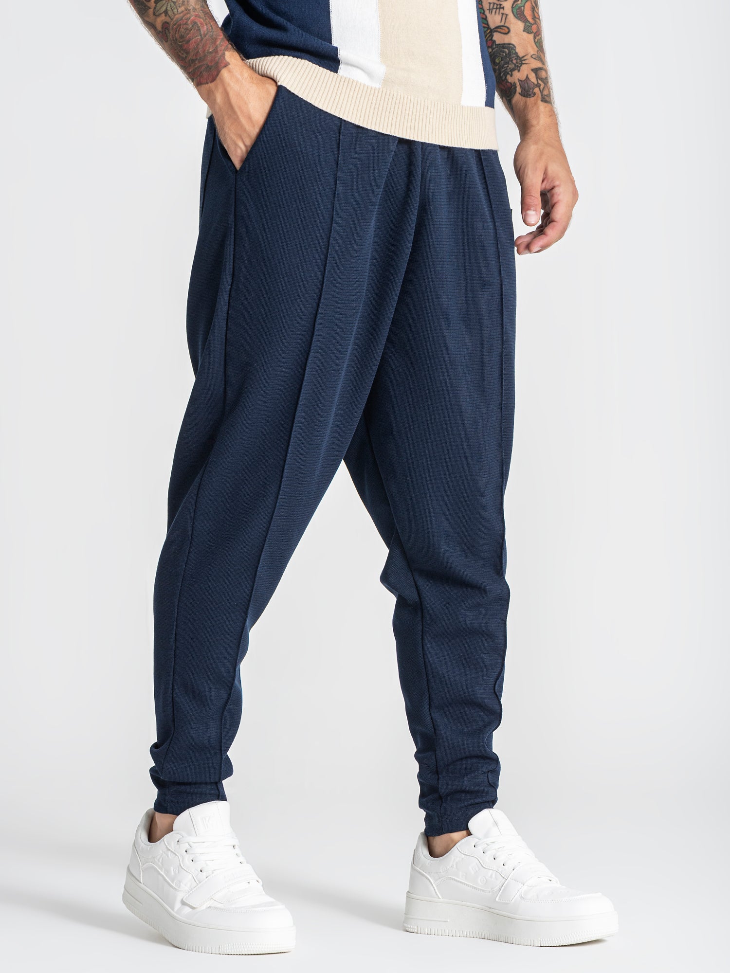 pants / Blue Texture Pants