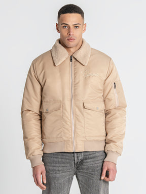 bombers / Beige Gianni Bomber Jacket