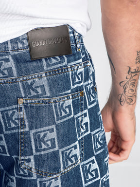 shorts / Light Blue Clone Denim Shorts