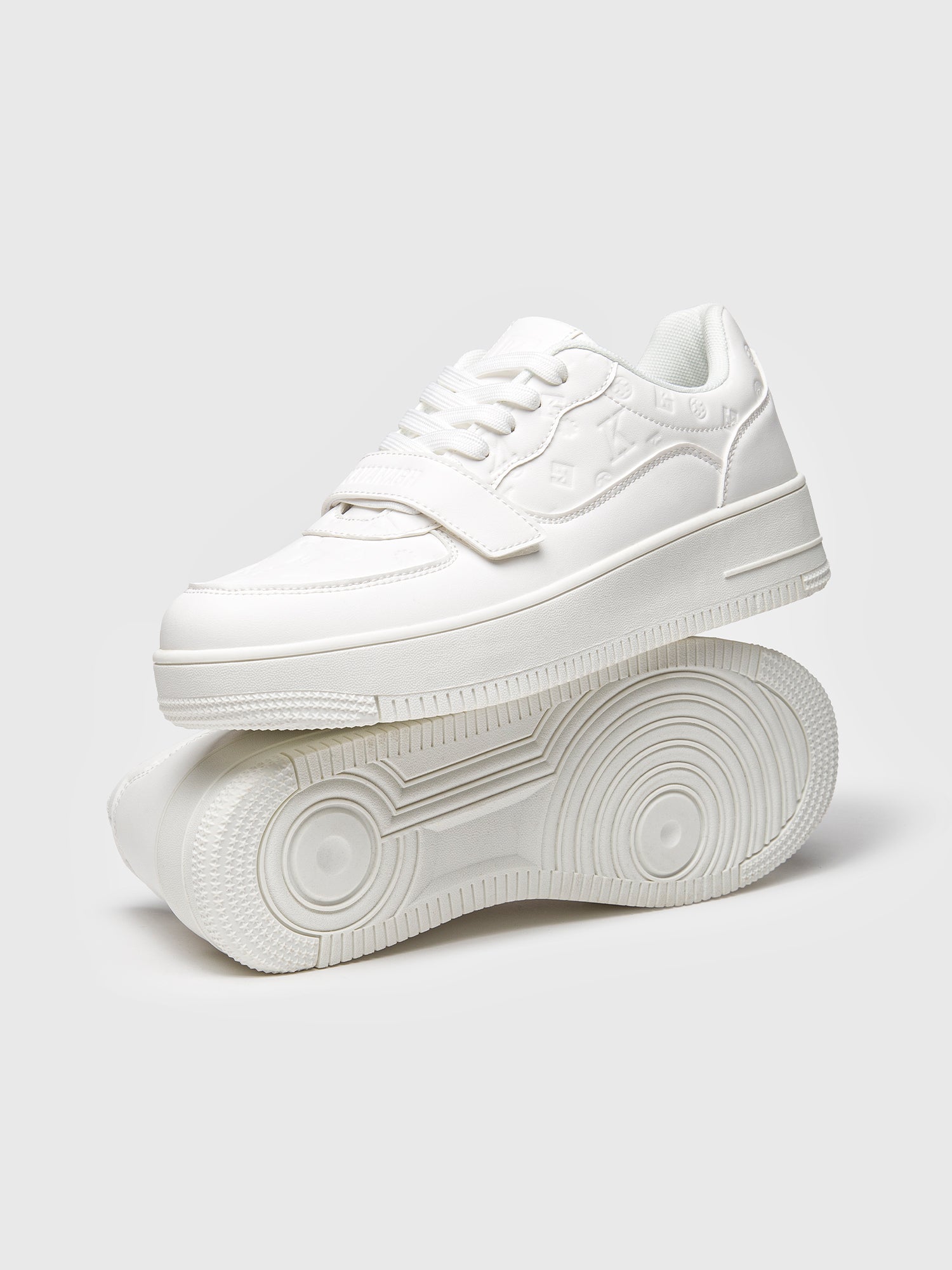 sneakers / White Logomania Velcro Sneakers