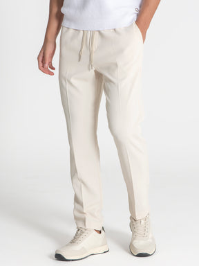 pants / Beige Drawstring Pants