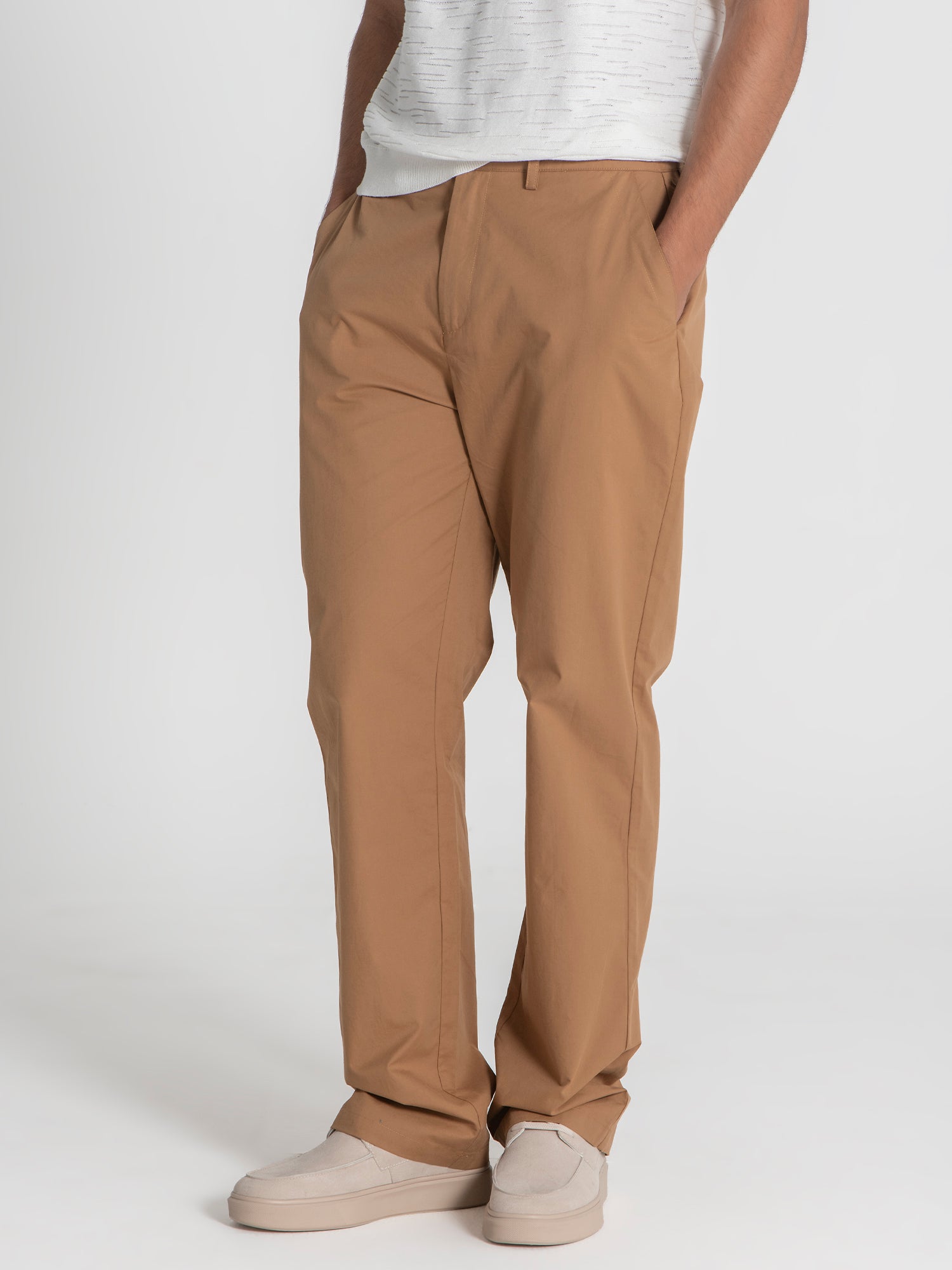pants / Camel Relaxed Pants
