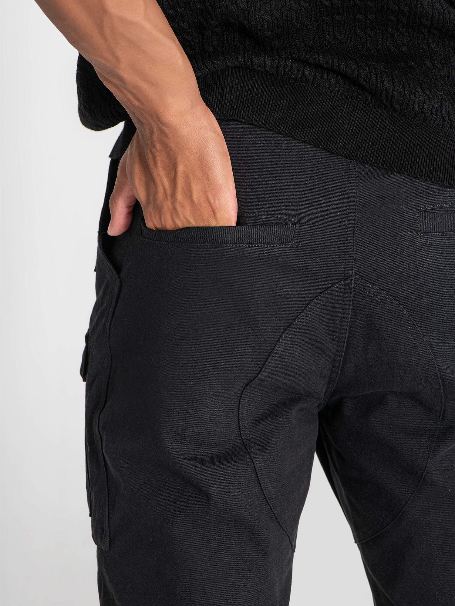 pants / Black Utility Cargo Pants