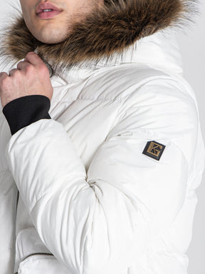 puffers / White Utility Puffer Jacket
