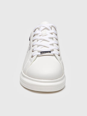 sneakers / White Statement Upscale Sneakers