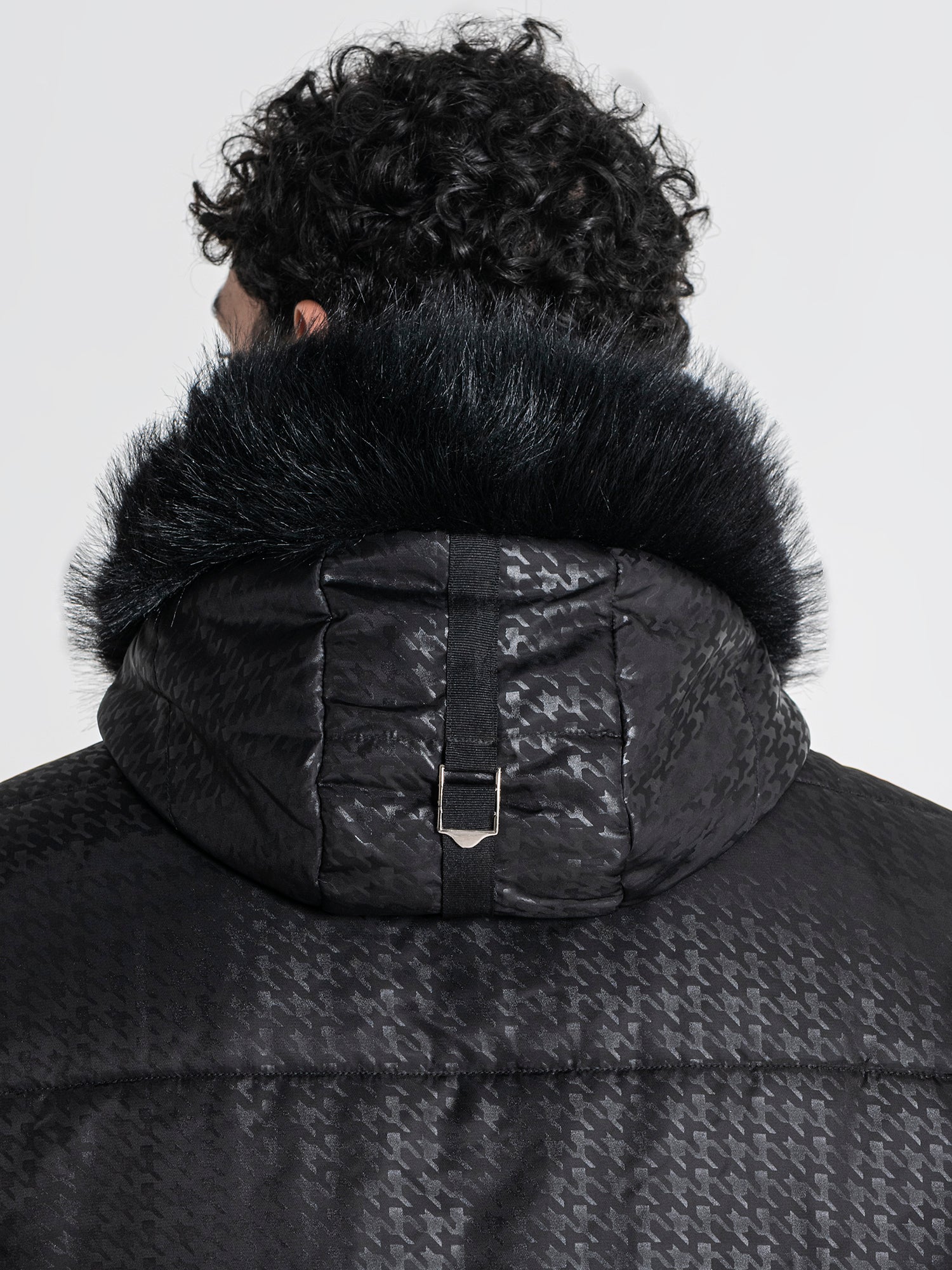 overcoats / Black GK Houndstooth Coat