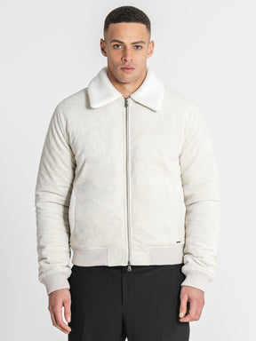 jackets / White Timeless Aviator Jacket