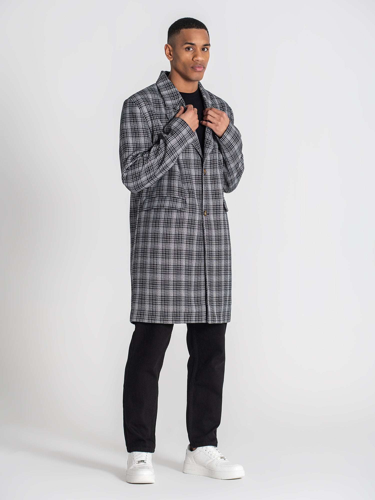 overcoats / Multicolor Oxford Coat