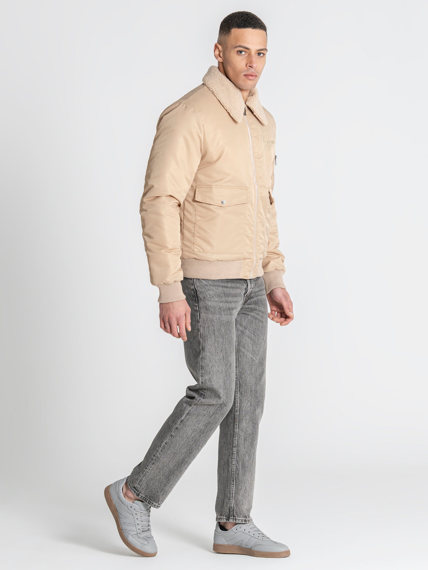 bombers / Beige Gianni Bomber Jacket