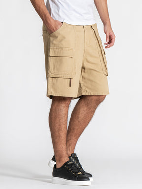 shorts / Beige Utility Cargo Shorts