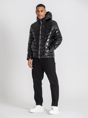 jackets / Black Loop Hoodie Jacket
