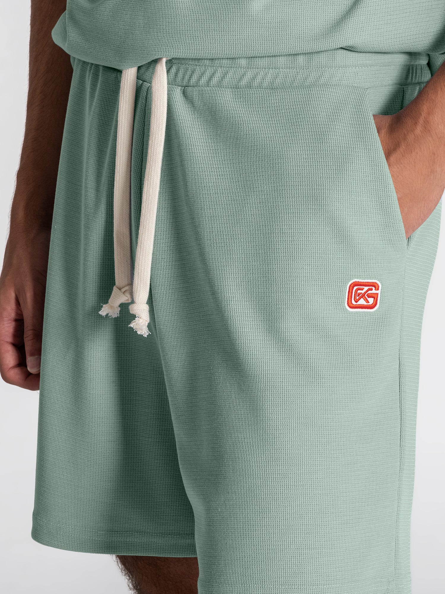 t-shirts / Green Grid Set