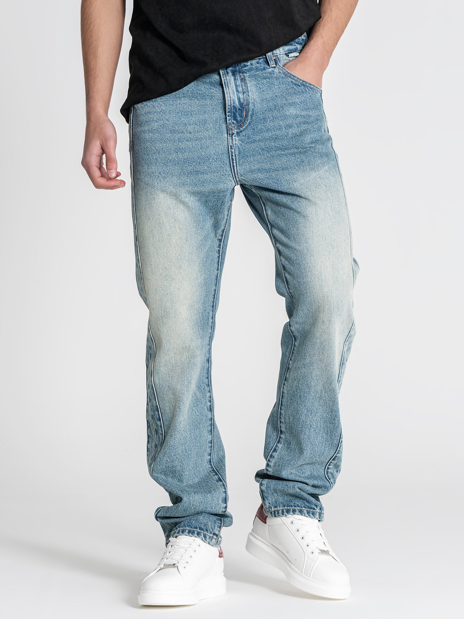 jeans / Medium Blue Tape Jeans
