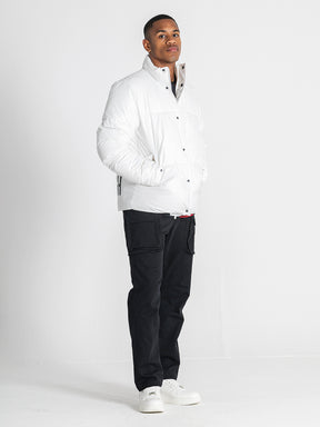 puffers / White Statement Puffer Jacket