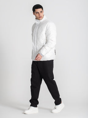 puffers / White Statement Puffer Jacket