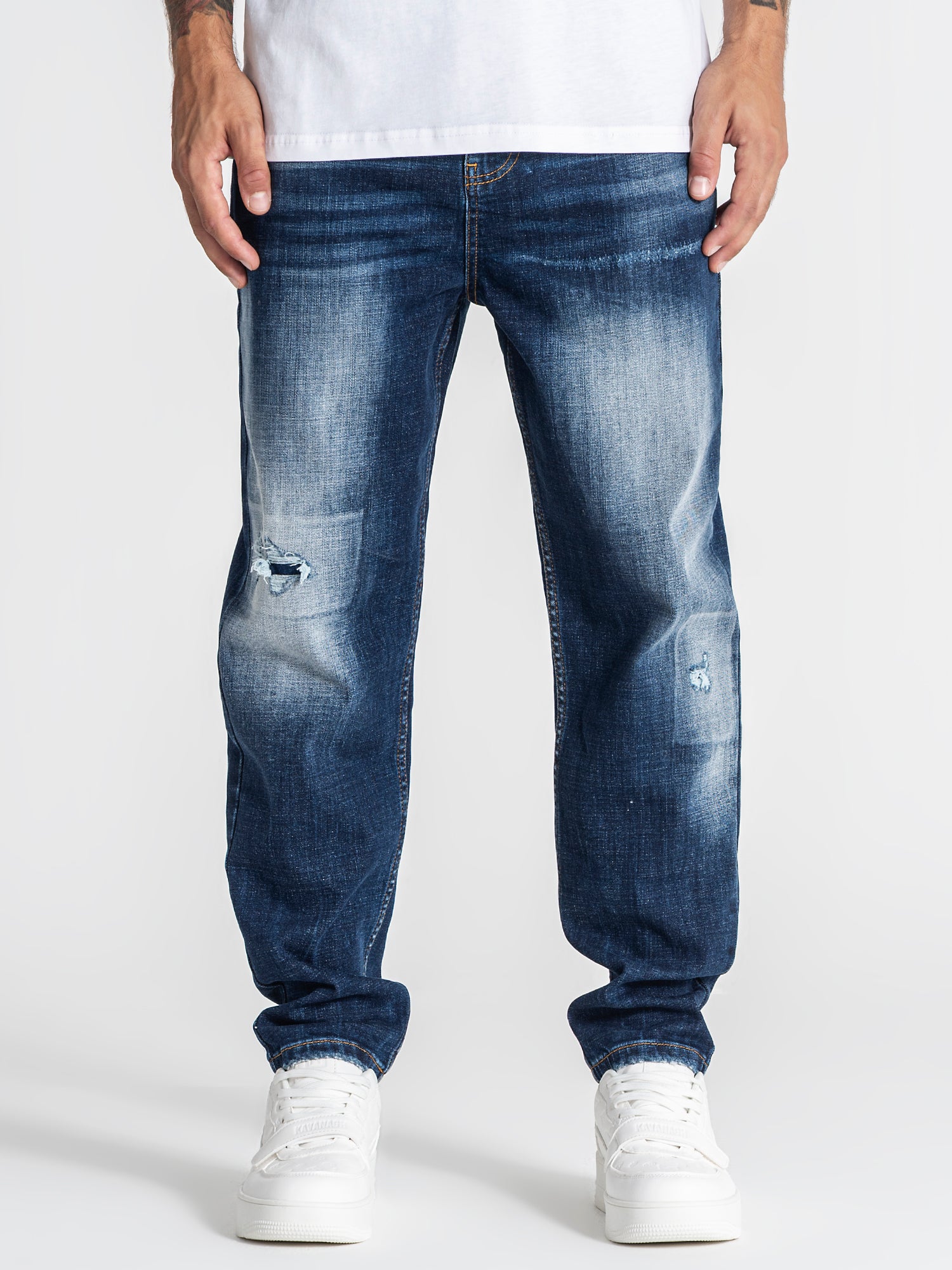 jeans / Dark Blue Rock Carrot Jeans