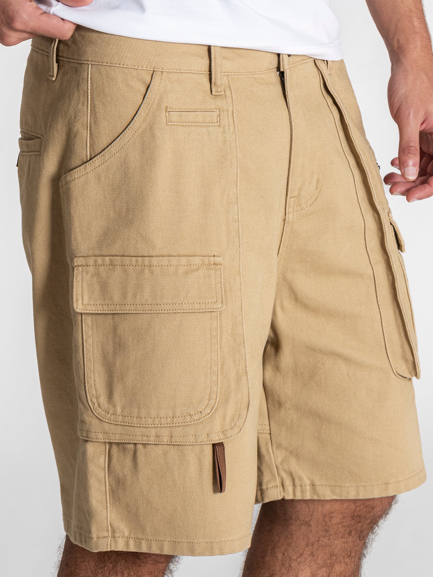 shorts / Beige Utility Cargo Shorts