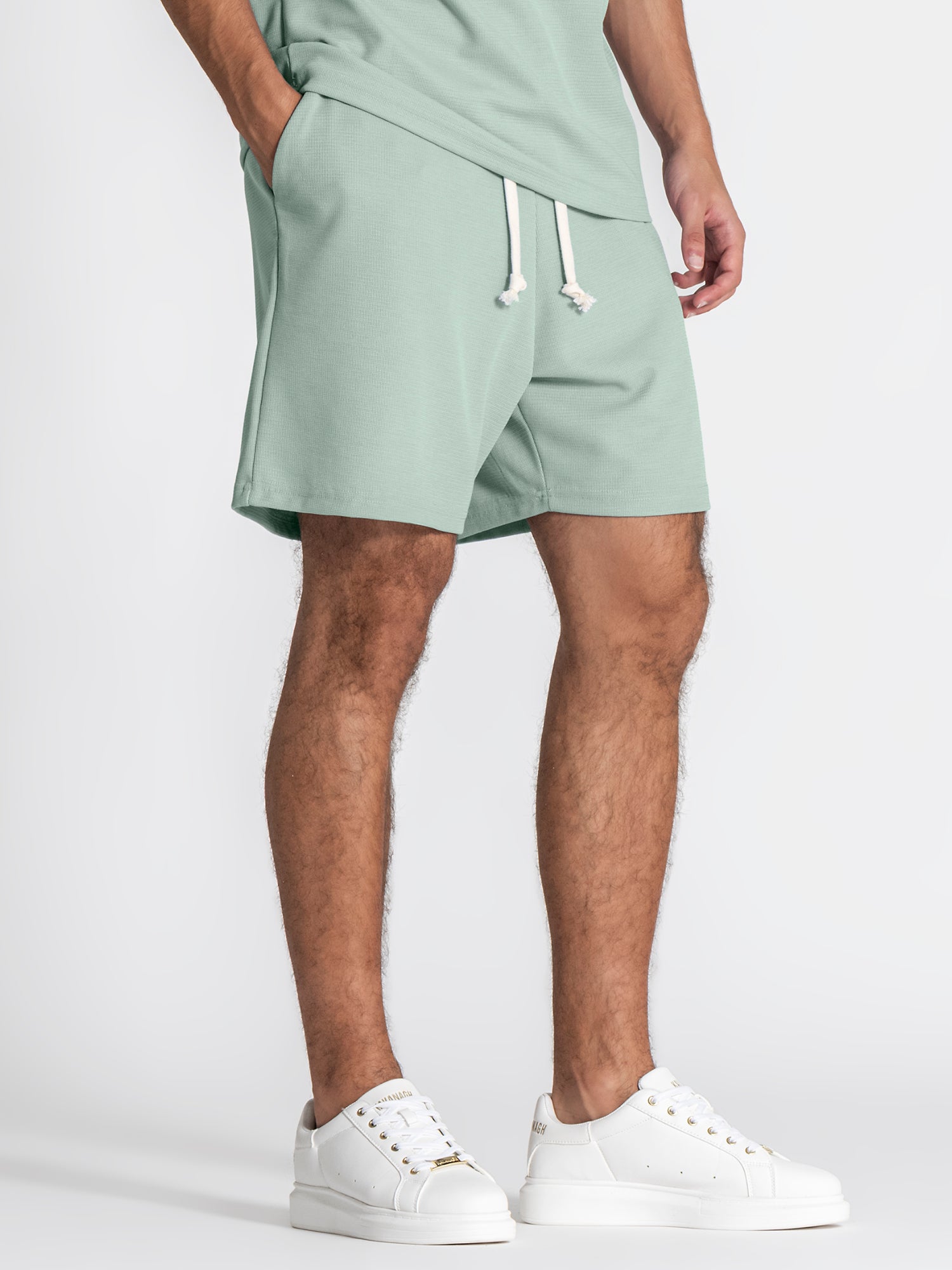t-shirts / Green Grid Set
