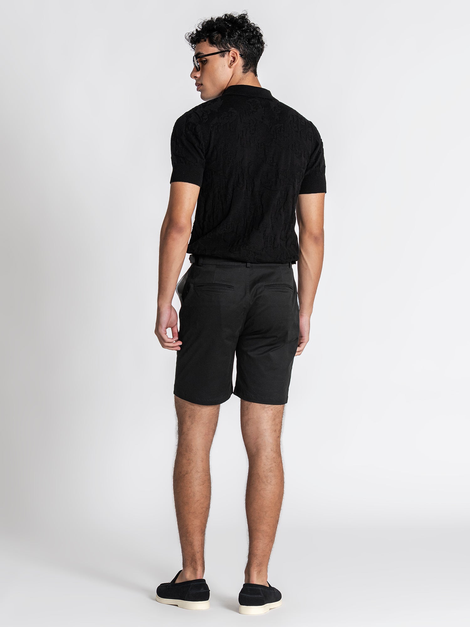 polos / Black Majestic Knit Polo