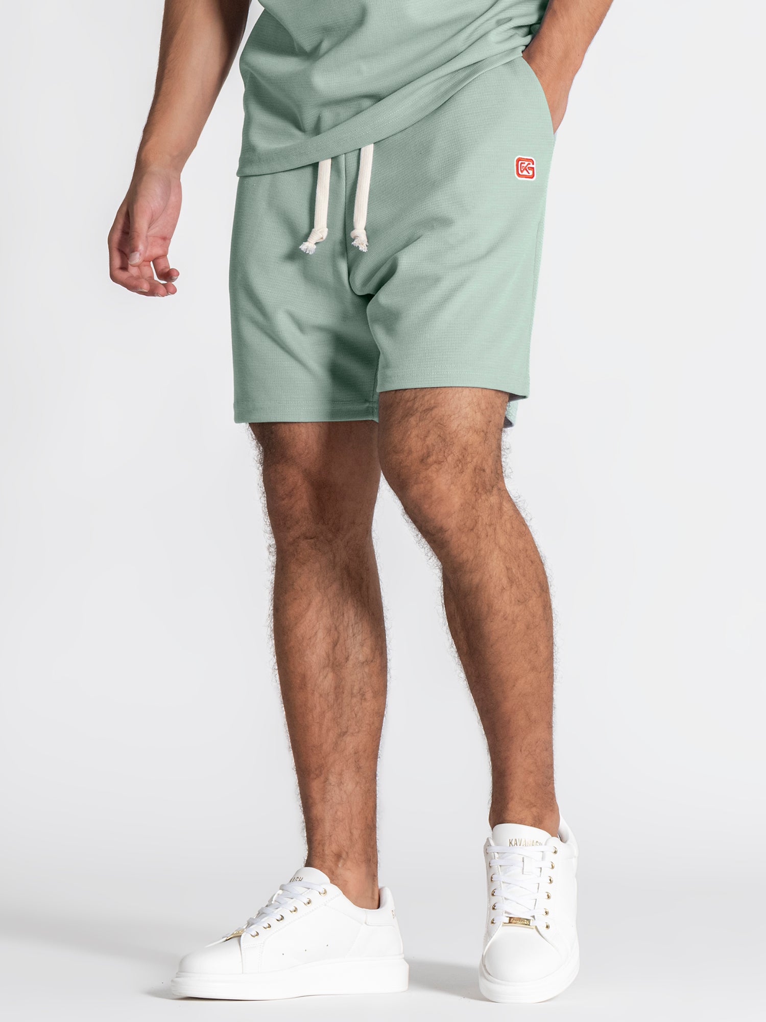 t-shirts / Green Grid Set