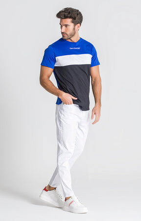 Blue Attitude Block Tee