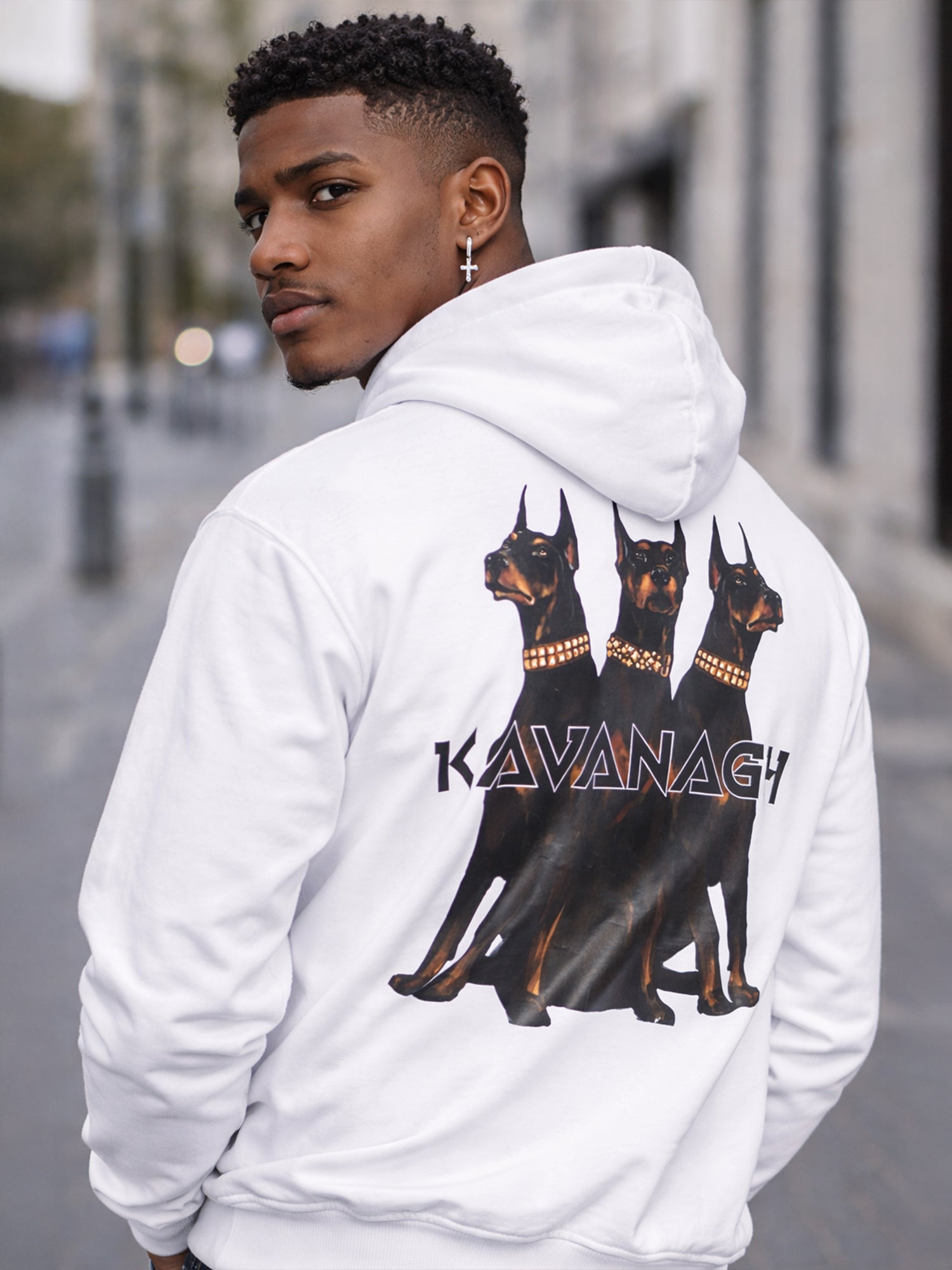 White Anger Hoodie