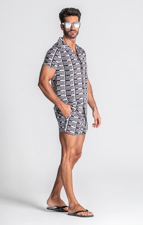 Black Multiply Hawaiian Shirt