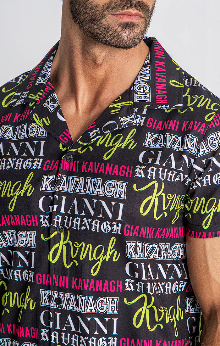 Multicolor Translation Hawaiian Shirt