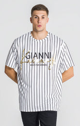 T-Shirt Oversize Blurred Lines Branca
