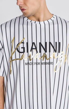 T-Shirt Oversize Blurred Lines Branca