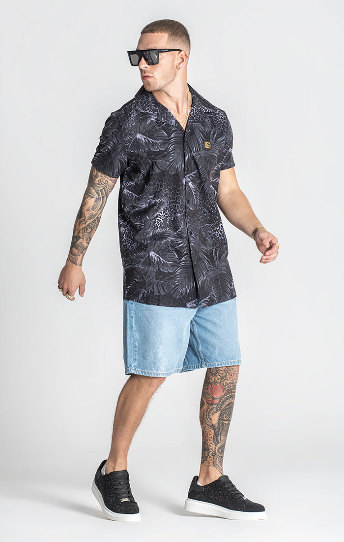 Black Resort Hawaiian Shirt