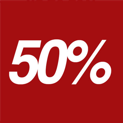 50% DE DESCONTO