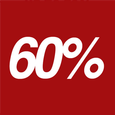 60% DE DESCONTO