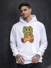 White Melting Bear Hoodie