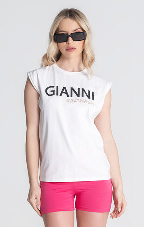Camiseta de Tirantes Gianni Blanca