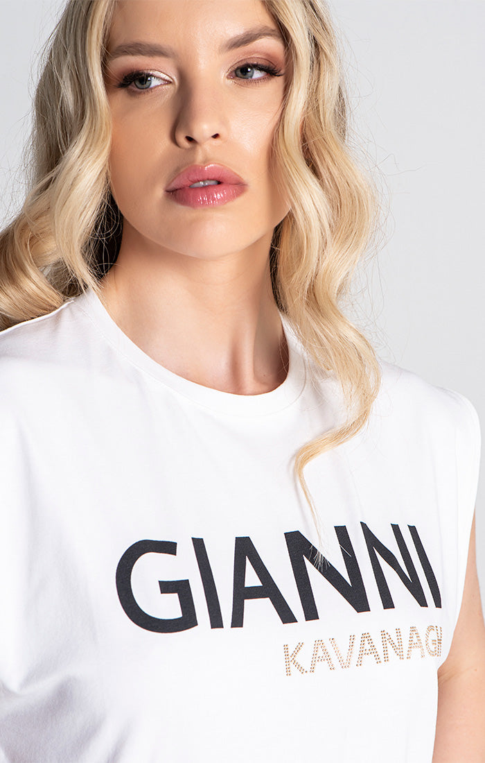 Camiseta de Tirantes Gianni Blanca
