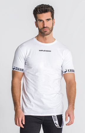 White Drift Elastic Tee