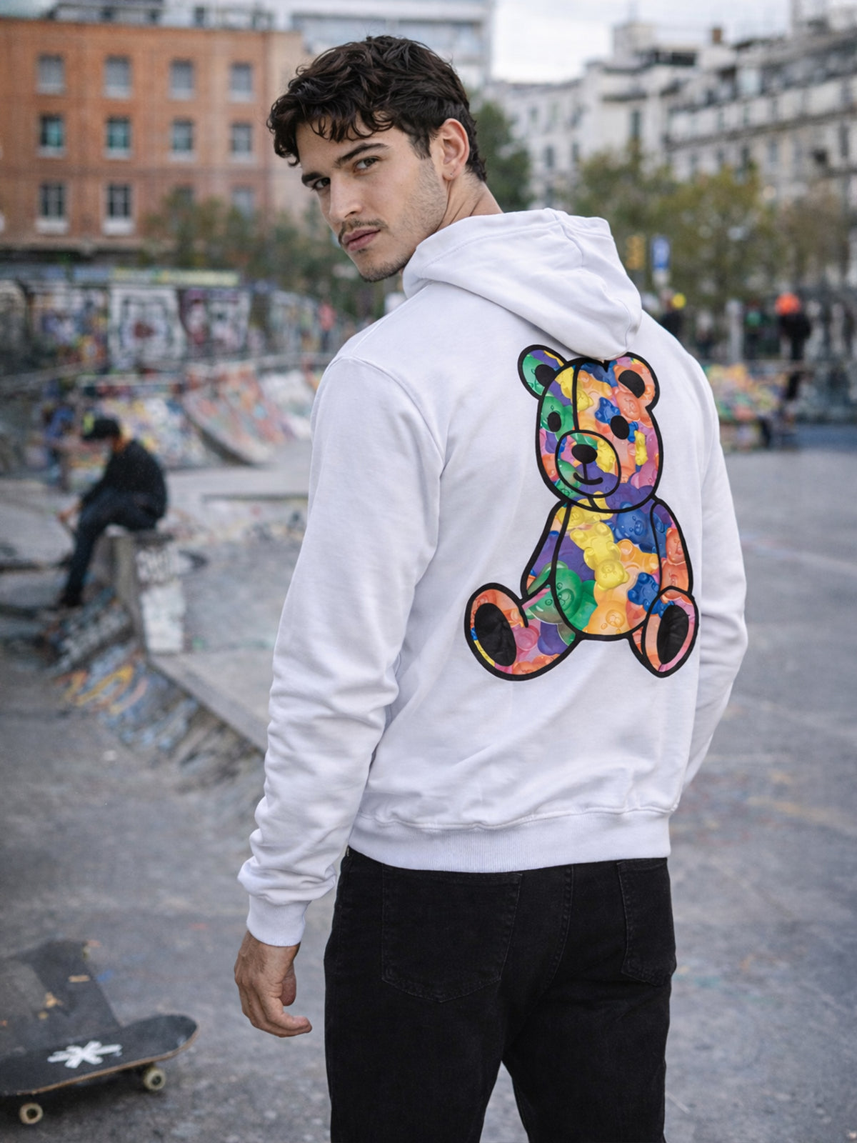 White Gum Bear Hoodie