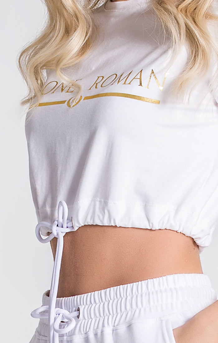White Core RR Cropped Tee