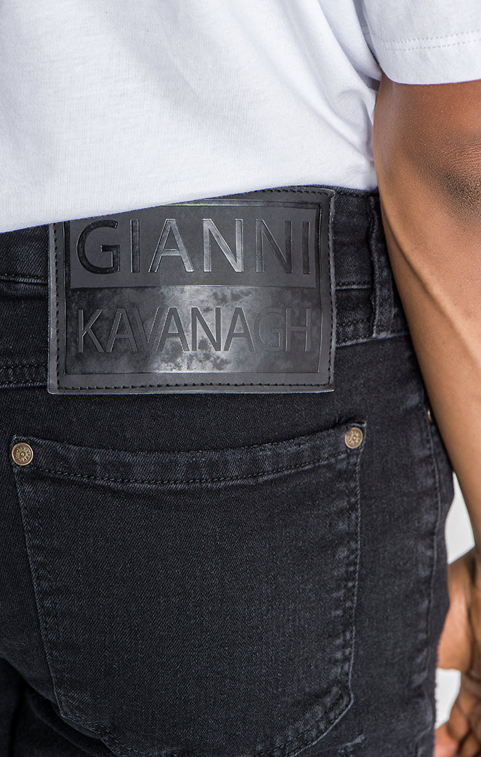 Black Liberation Straight-Leg Jeans