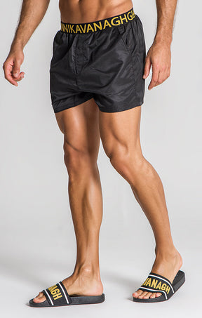Black Pump Luxe Swimshorts