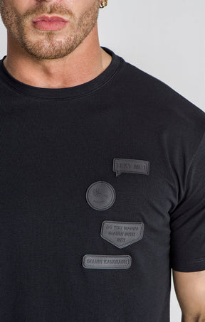 T-Shirt Preta Text Me